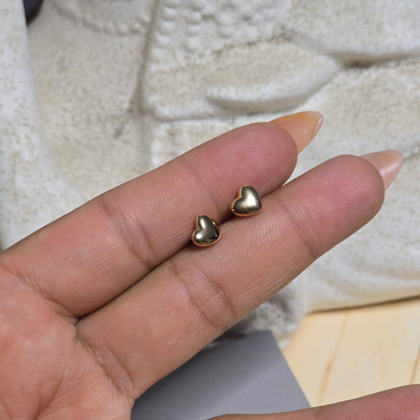 Broquel corazón liso