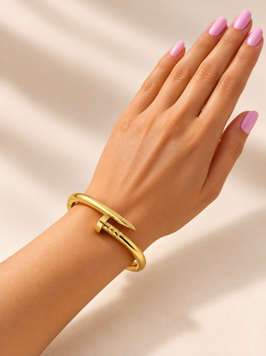 Brazalete Clavo dorado