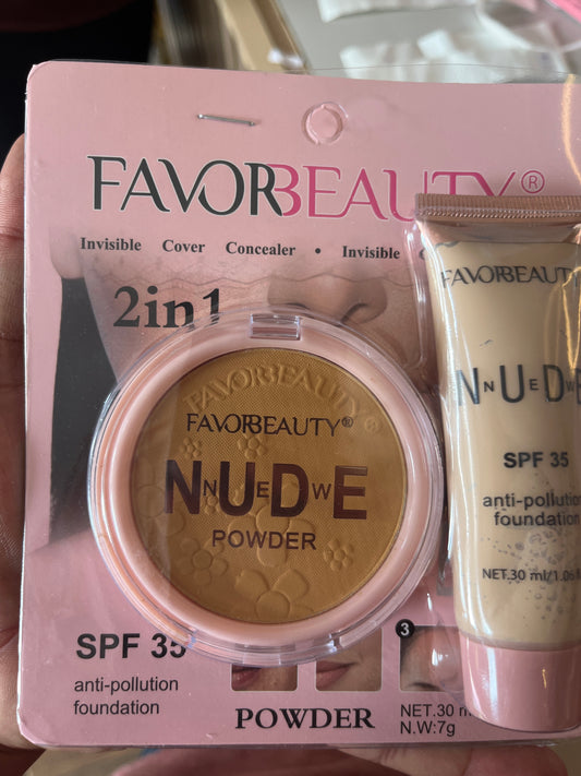 Nude powder