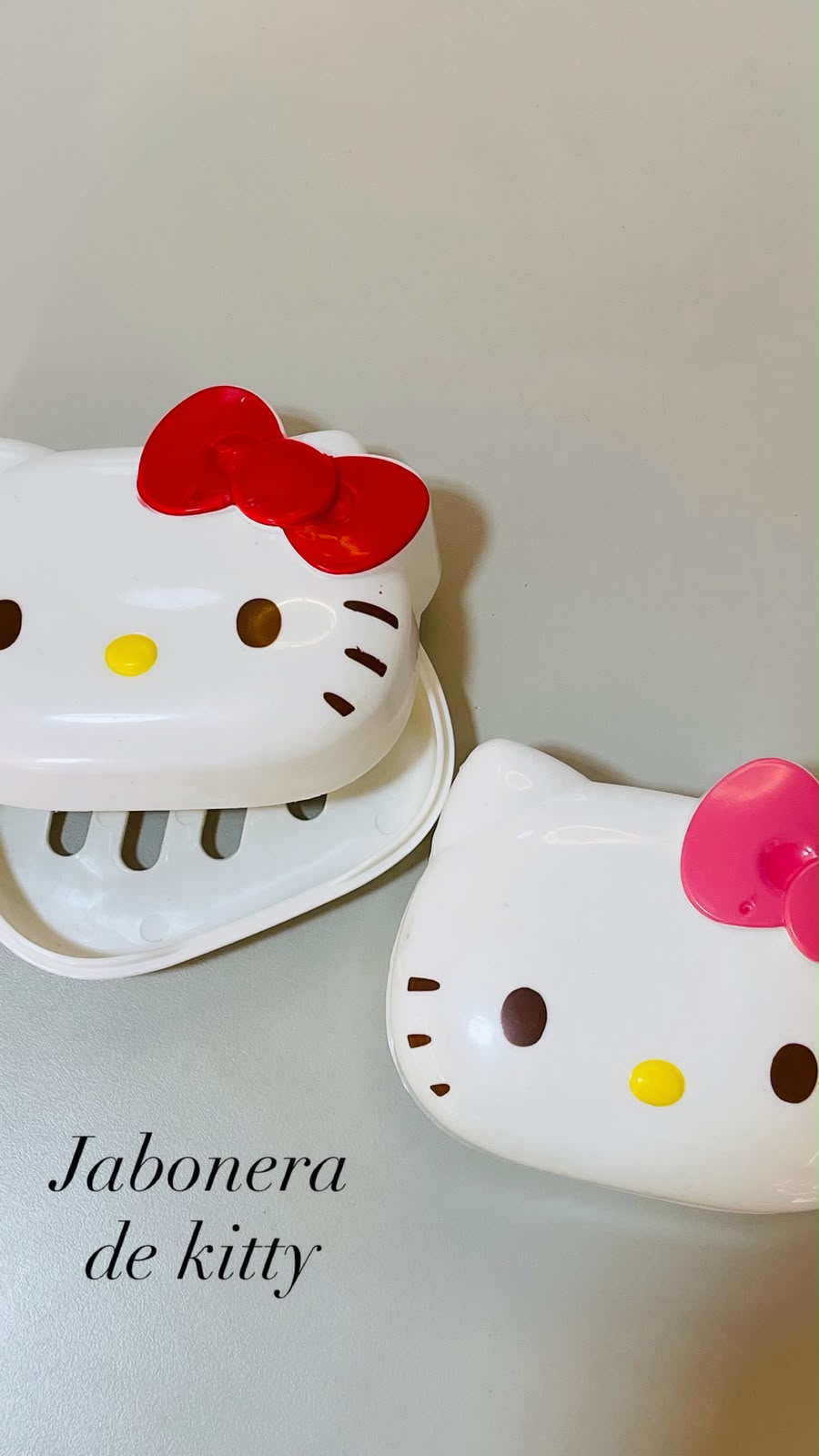 Jabonera de hello kitty