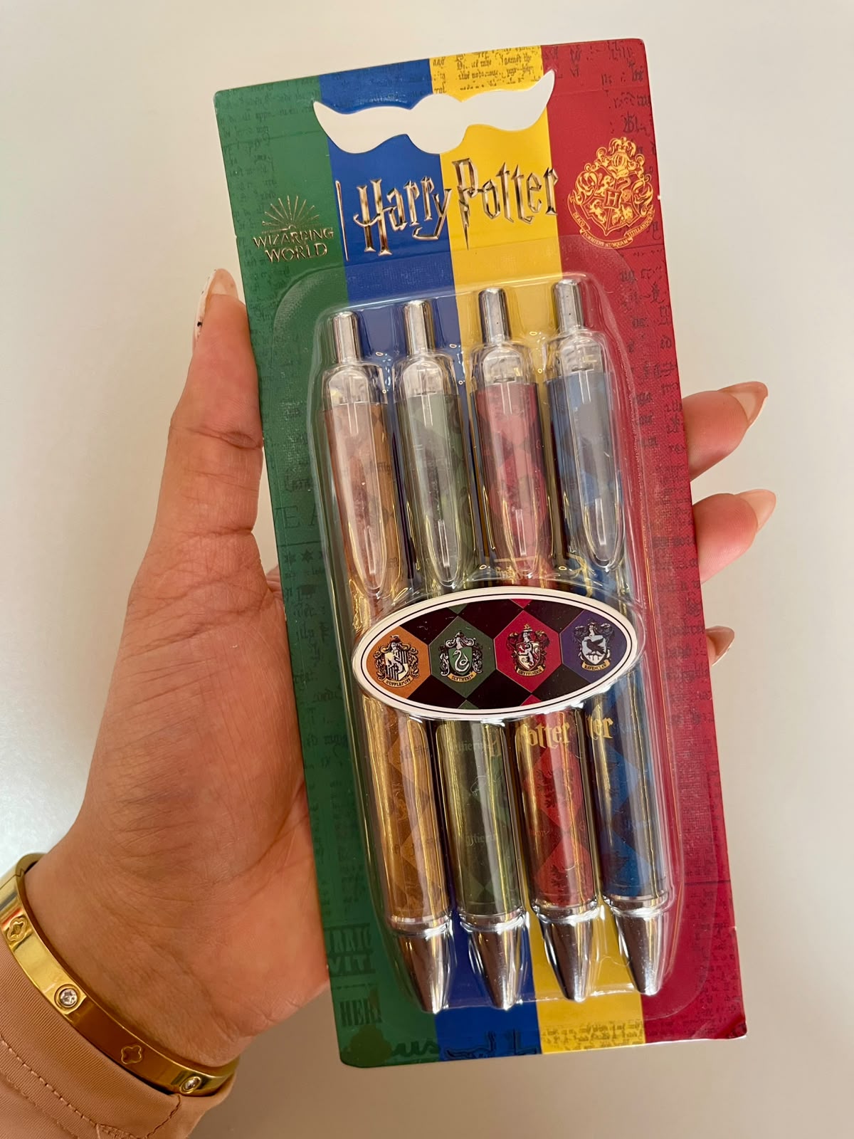 Paquete de 4 plumas harry potter