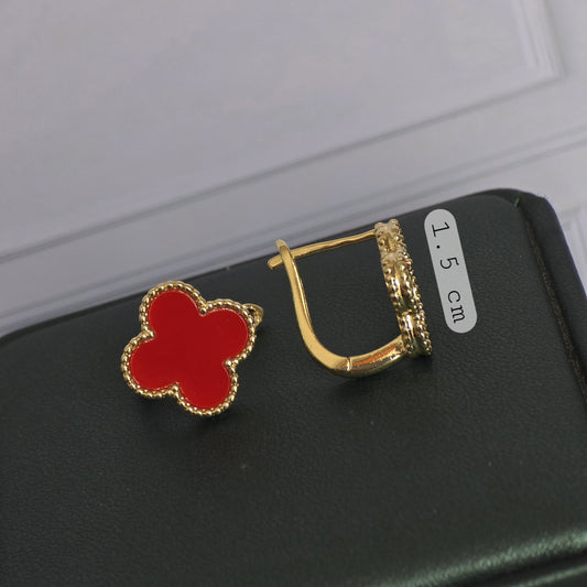 ✨ Hoops van cleef red ❤️