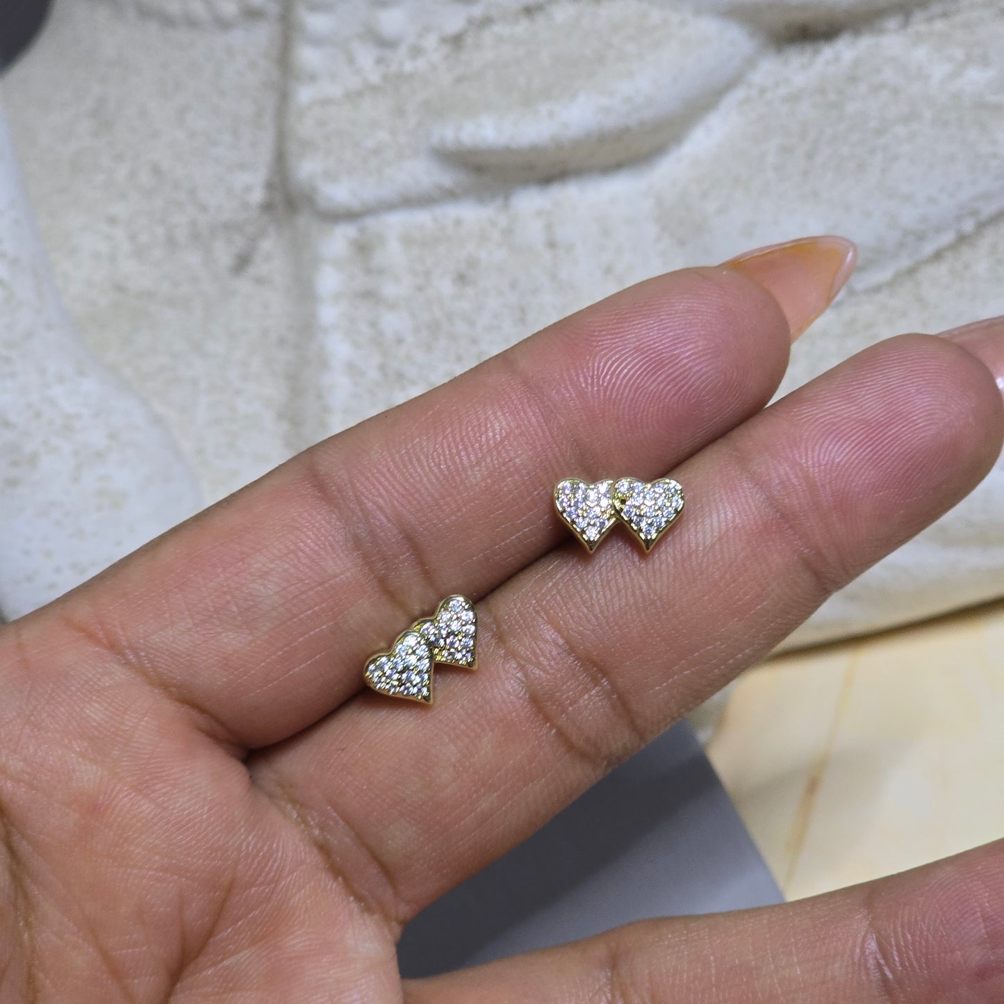 Broquel dos corazones