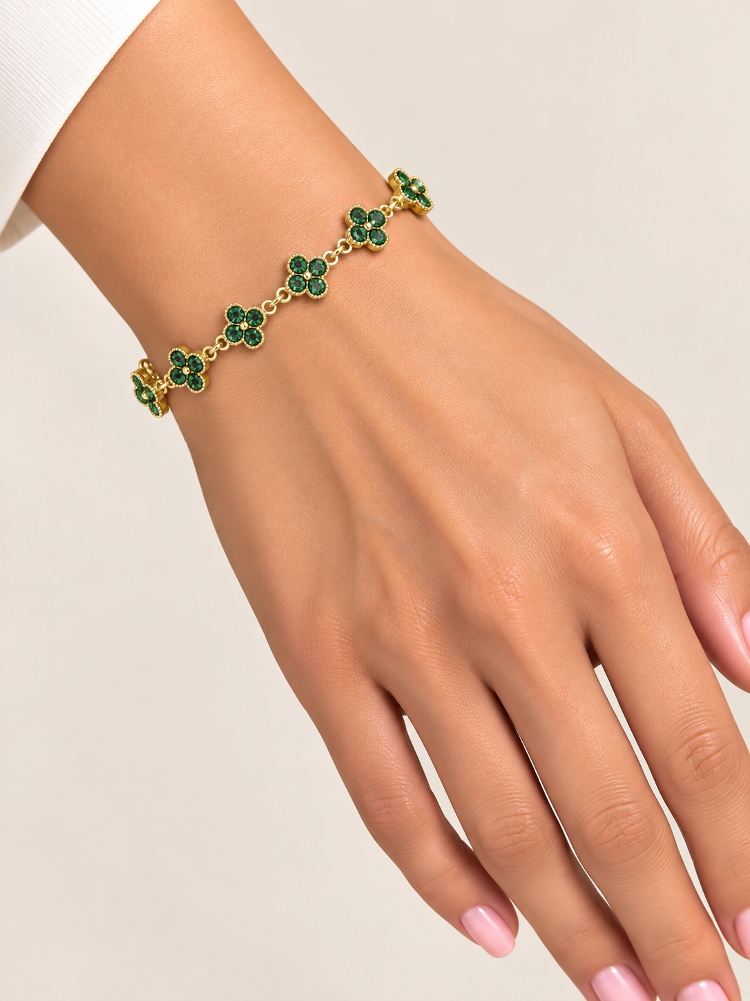 Pulsera Van Cleef verde