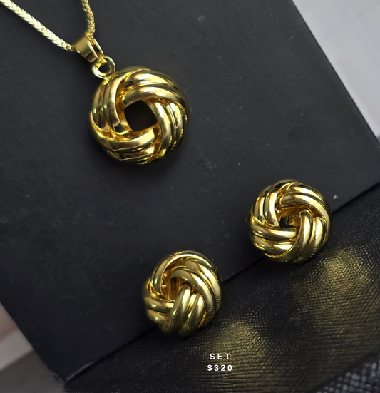 Set  joyería Nudo
