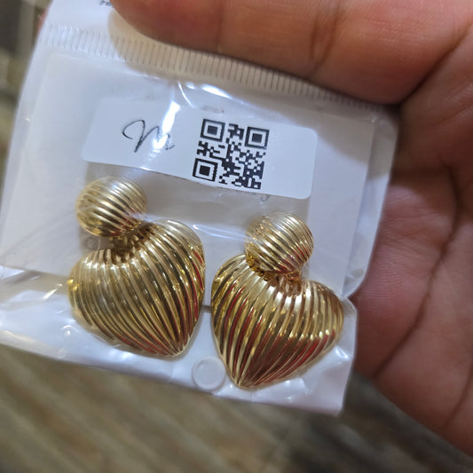 Arete Chunky Corazón