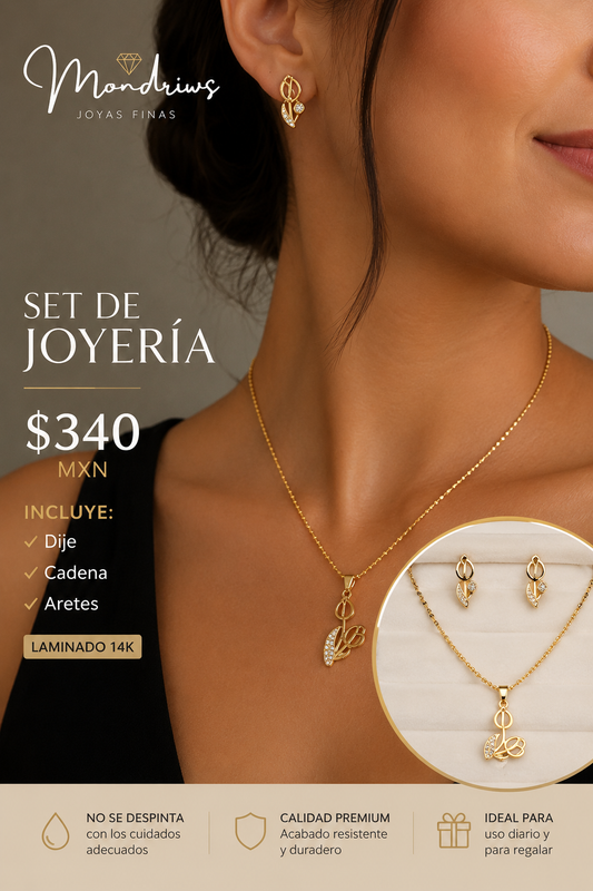 Set joyeria tulipan