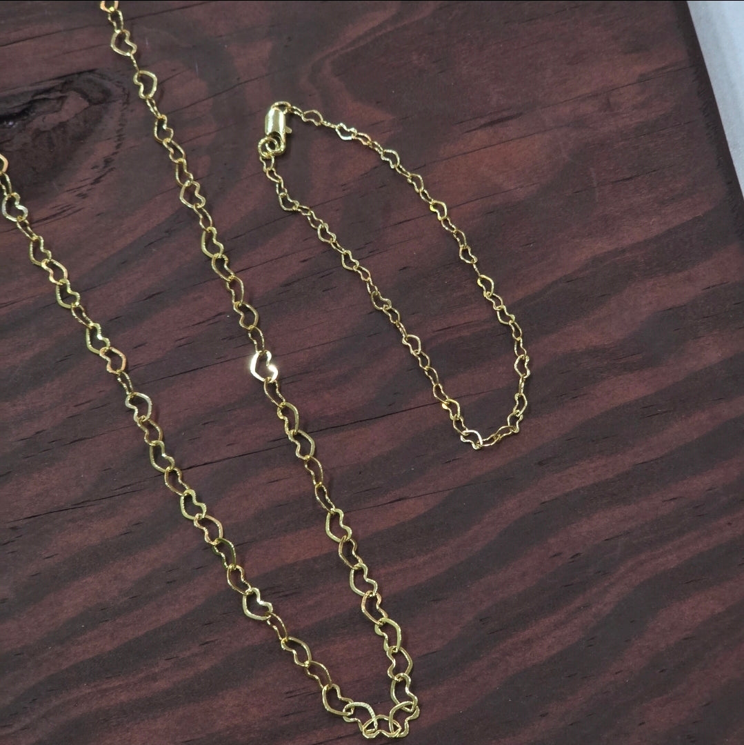 Collar corazones