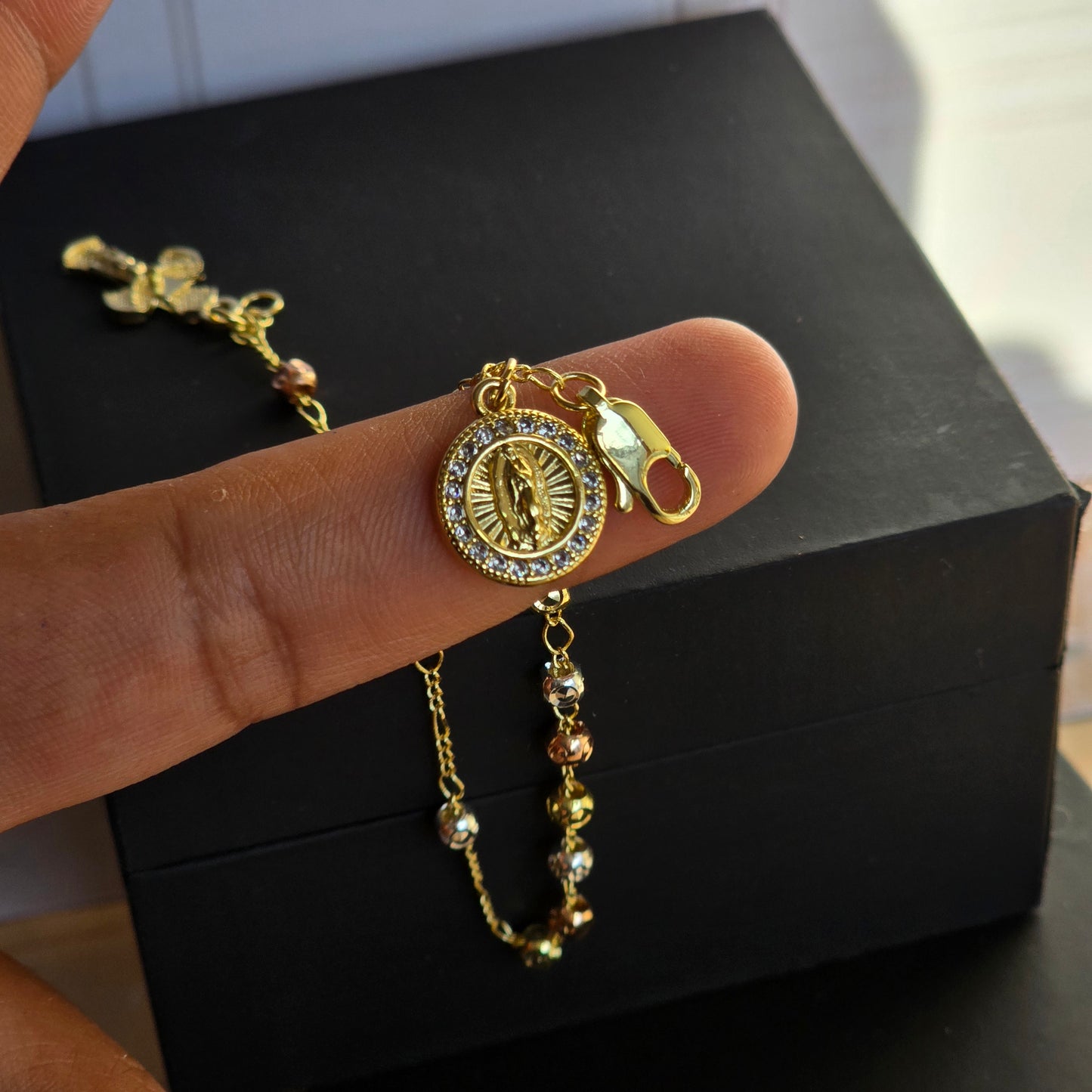 Pulsera decenario Virgen